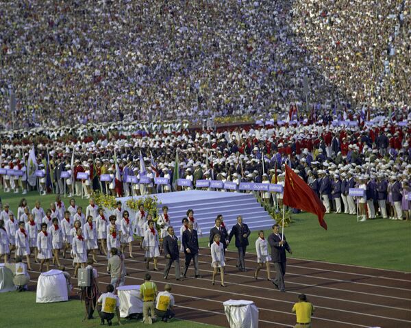 Советские спортсмены на летних Олимпийских играх 1980 года уверенно взяли пальму первенства, завоевав 80 золотых, 69 серебряных и 46 бронзовых медалей. Вклад в общую победу внесли атлеты всех республик бывшего СССР - Sputnik Латвия