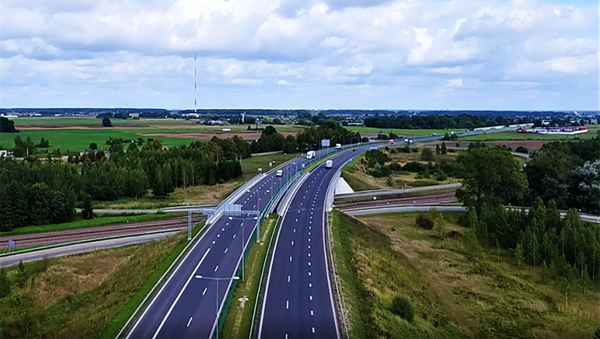 В Литве реконструируют дорогу А5 Каунас – Мариямполе – Сувалки - Sputnik Latvija