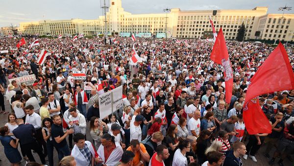 Протесты в Минске - Sputnik Латвия