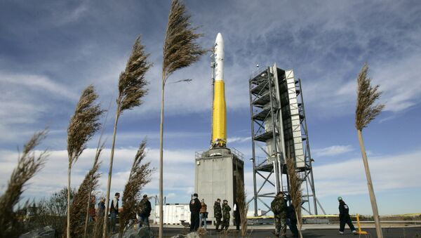 Ракета-носитель американских ВВС Минотавр-1 со спутником ORS-1 на космодроме Уоллопс - Sputnik Latvija