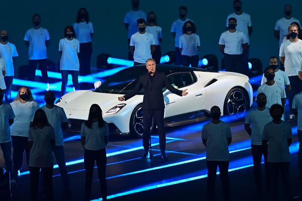 Презентация нового спорткара MC20 итальянской компании Maserati в Италии Презентация нового спорткара MC20 итальянской компании Maserati в Италии - Sputnik Латвия