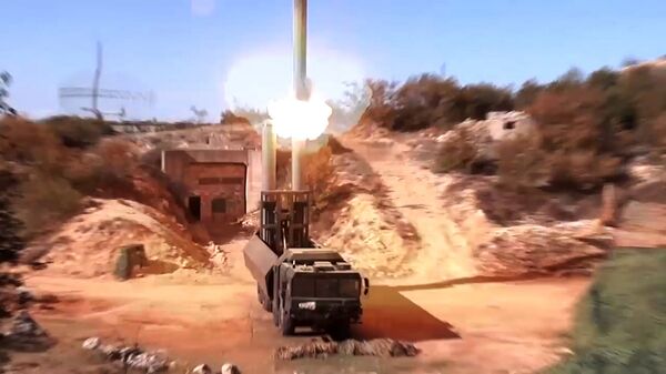 Пуск крылатых ракет Оникс по объектам террористов в Сирии - Sputnik Латвия