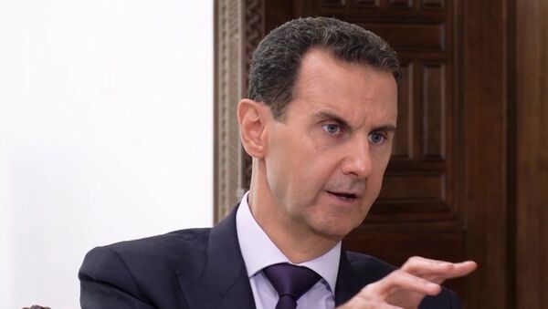 Президент Сирийской Арабской Республики Башар Асад дает интервью РИА Новости - Sputnik Latvija