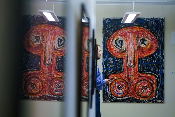 Персональная выставка художника Дмитрия Лаврентьева Извлечение архетипа. Персональная выставка художника Дмитрия Лаврентьева Извлечение архетипа. - Sputnik Латвия
