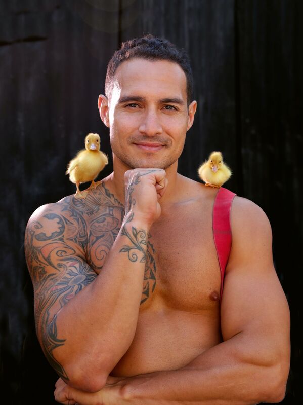 Снимок Lloyd, Baxter & Bubba из австралийского календаря пожарных Australian Firefighters Calendar 2021 Снимок Lloyd, Baxter & Bubba из австралийского календаря пожарных Australian Firefighters Calendar 2021 - Sputnik Латвия