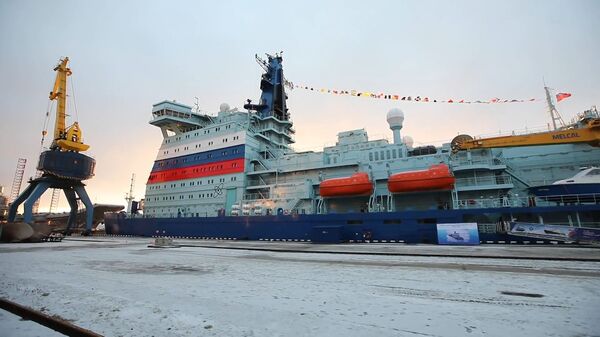 Теперь официально: ледокол Арктика вошел в состав атомного флота России - Sputnik Латвия