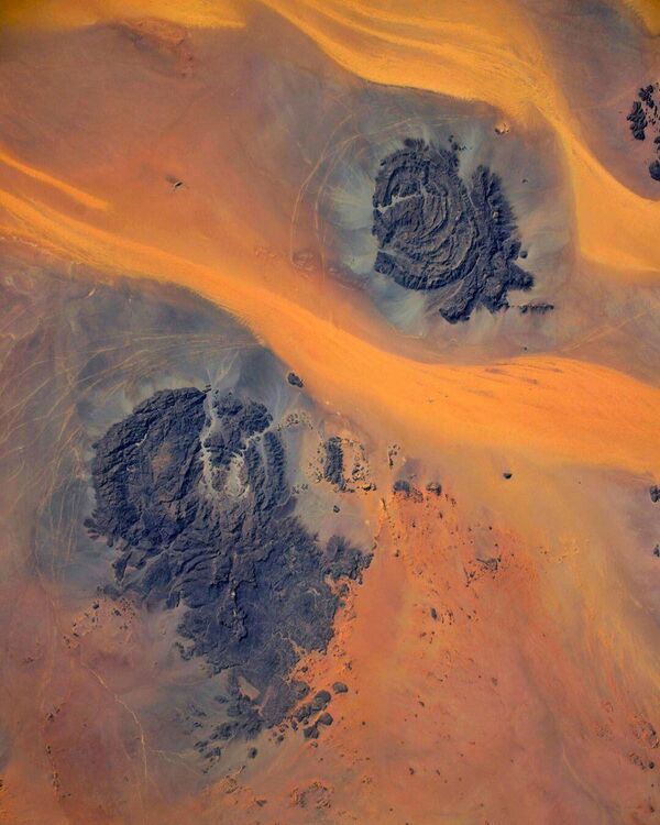 Пустыня Сахара, снятая с борта МКС российским космонавтом Иваном Вагнером - Sputnik Латвия