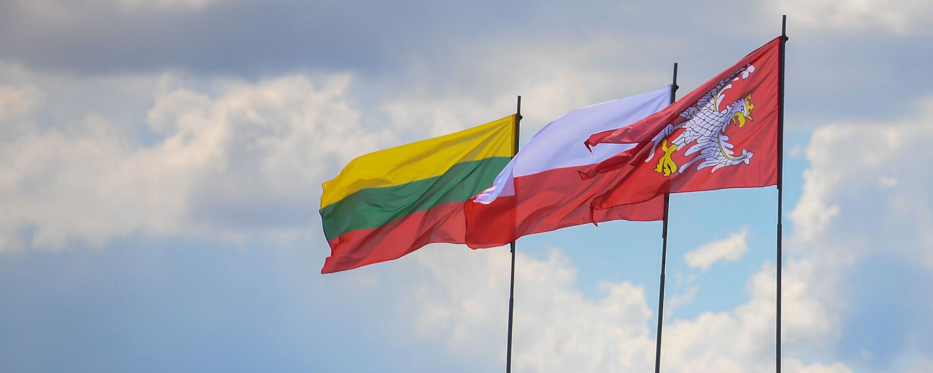 Флаги Польши и Литвы - Sputnik Latvija, 1920, 04.04.2021