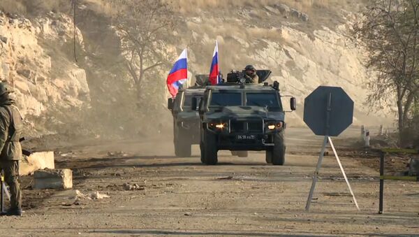 Карабах: российские миротворцы разминировали Лачинский коридор - Sputnik Латвия