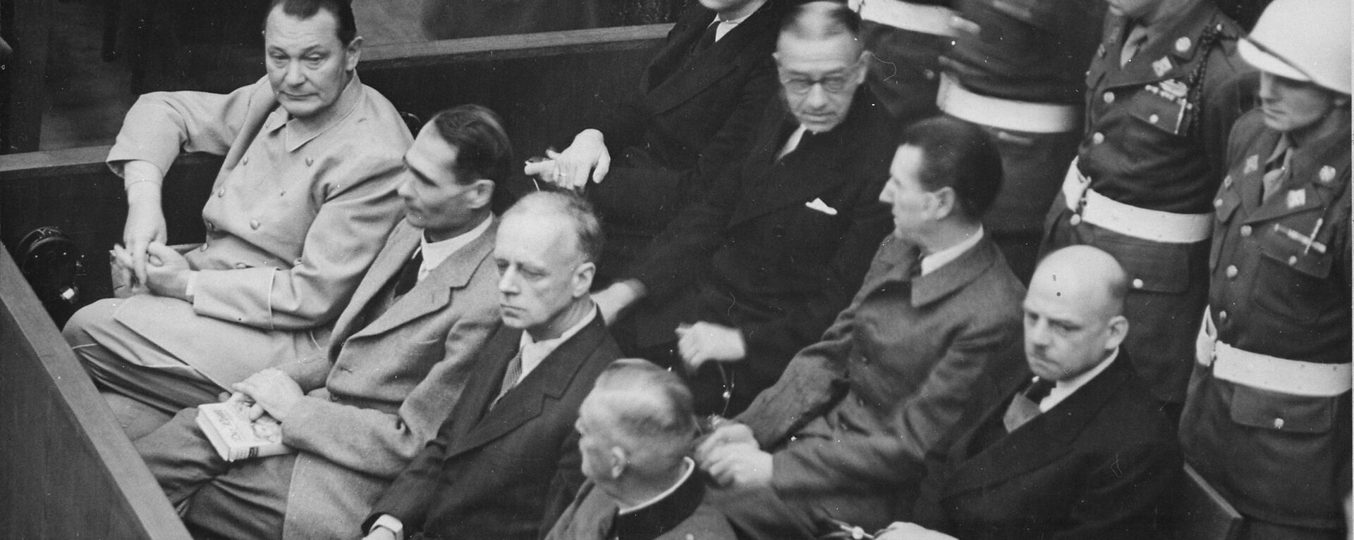 Риббентроп на Нюрнбергском процессе