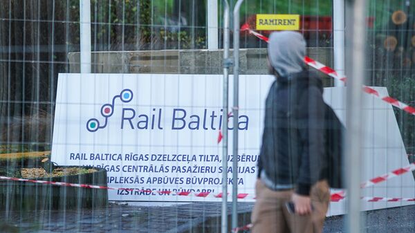 Официальное открытие строительных работ Центрального узла Rail Baltica в Риге - Sputnik Latvija