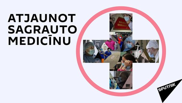 Sagrautas slimnīcas un simtiem pacientu: mediķi no KF ārstē Kalnu Karabahas iedzīvotājus - Sputnik Latvija
