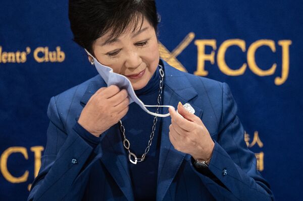 Tokijas gubernatore Juriko Koike Tokijas gubernatore Juriko Koike - Sputnik Latvija