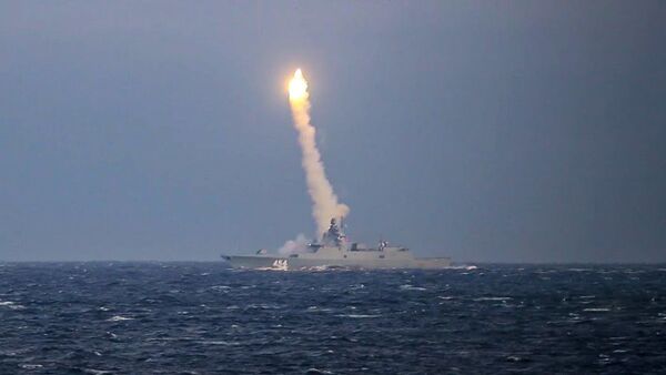 В России показали пуск гиперзвуковой крылатой ракеты Циркон - Sputnik Латвия