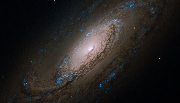 Galaktika NGC 5005 Dzinējsuņu zvaigznājā Galaktika NGC 5005 Dzinējsuņu zvaigznājā - Sputnik Latvija