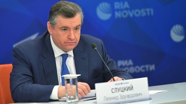Председатель комитета Государственной думы РФ по международным делам Леонид Слуцкий - Sputnik Латвия