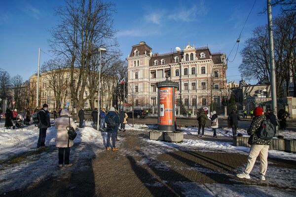 Mītiņš Krievijas blogera atbalstam Rīgā. Tā iniciatori un dalībnieki Mītiņš Krievijas blogera atbalstam Rīgā. Tā iniciatori un dalībnieki - Sputnik Latvija
