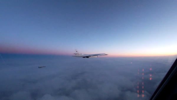 Российские Ту-160 пролетели над Баренцевым, Гренландским и Норвежским морями - Sputnik Латвия
