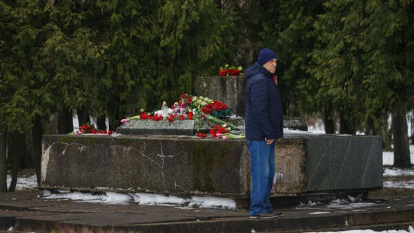 В ночь на 24 февраля в Екабпилсе вандалы украли пушку ЗиС-3 с могилы героев-освободителей Екабпилса от нацистских захватчиков - Sputnik Latvija