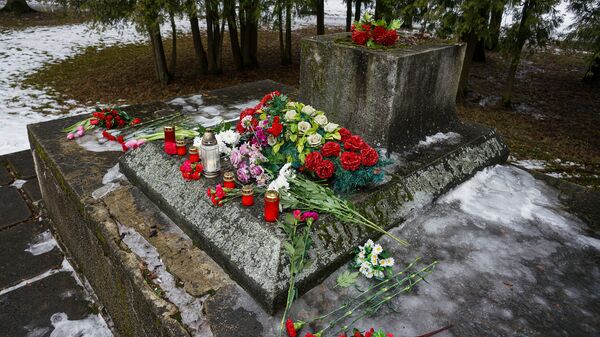 В ночь на 24 февраля в Екабпилсе вандалы украли пушку ЗиС-3 с могилы героев-освободителей Екабпилса от нацистских захватчиков - Sputnik Латвия