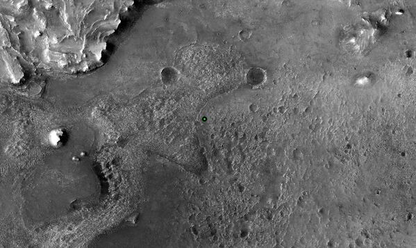 Место посадки марсохода NASA Perseverance Mars Rover на Марсе - Sputnik Latvija