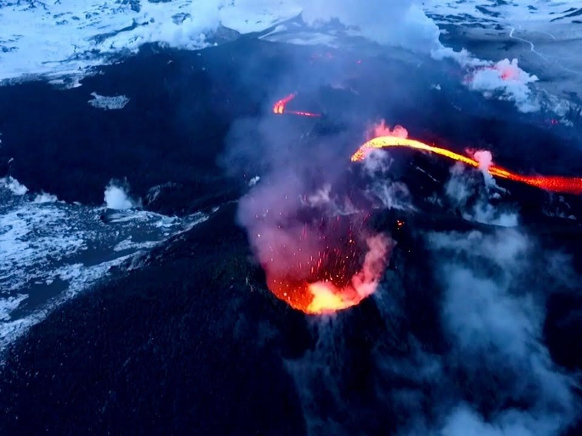 Извержение вулкана Тонга