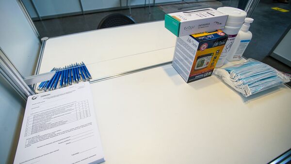 Центр вакцинации открылся в Гастрономическом павильоне Центрального рынка в Риге - Sputnik Латвия