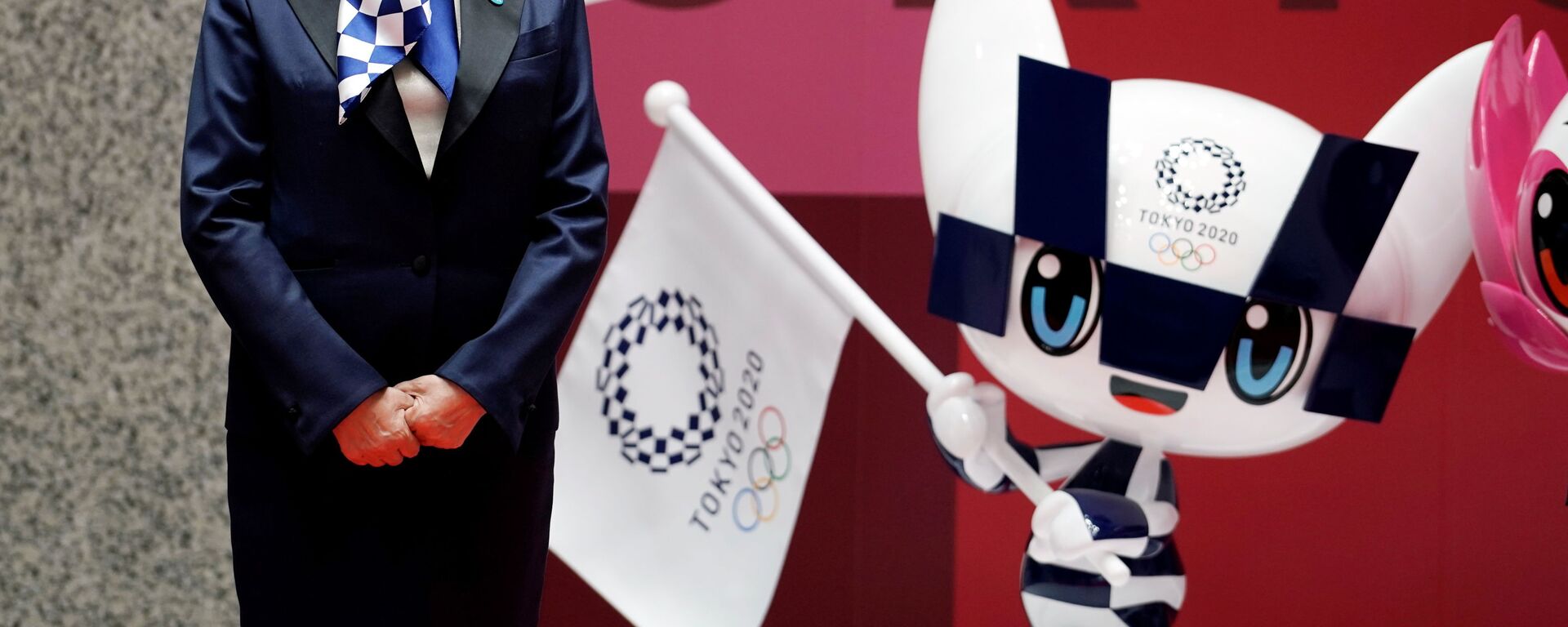 Мэр Токио Юрико Коикэ на мероприятии по случаю 100 дней до Олийписких игр в Токио  - Sputnik Латвия, 1920, 09.07.2021