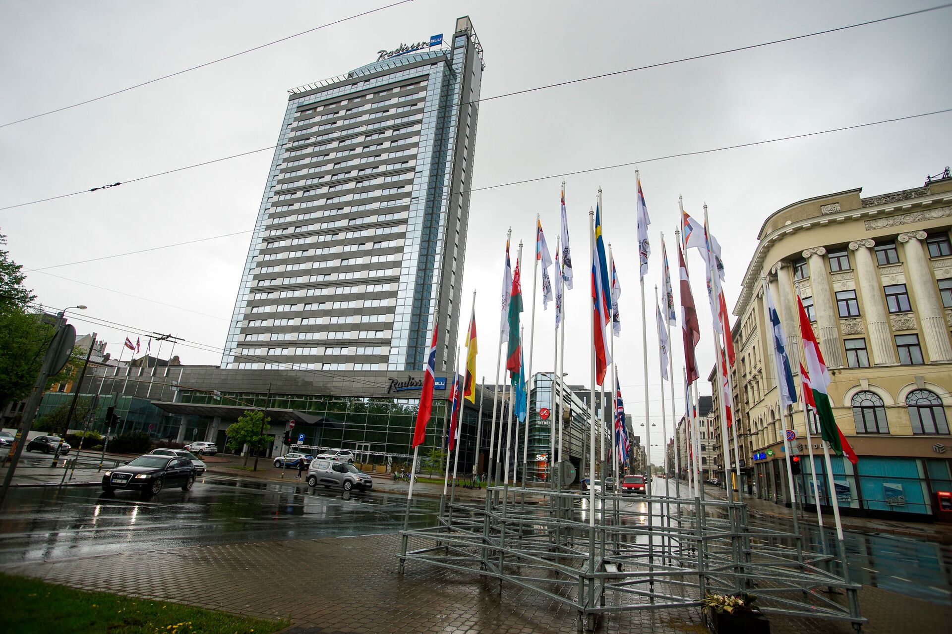 Гостиница Radisson Blu Hotel Latvija, где будут проживать участники Чемпионата мира - 2021 по хоккею в Риге Гостиница Radisson Blu Hotel Latvija, где будут проживать участники Чемпионата мира - 2021 по хоккею в Риге - Sputnik Латвия, 1920, 01.06.2021