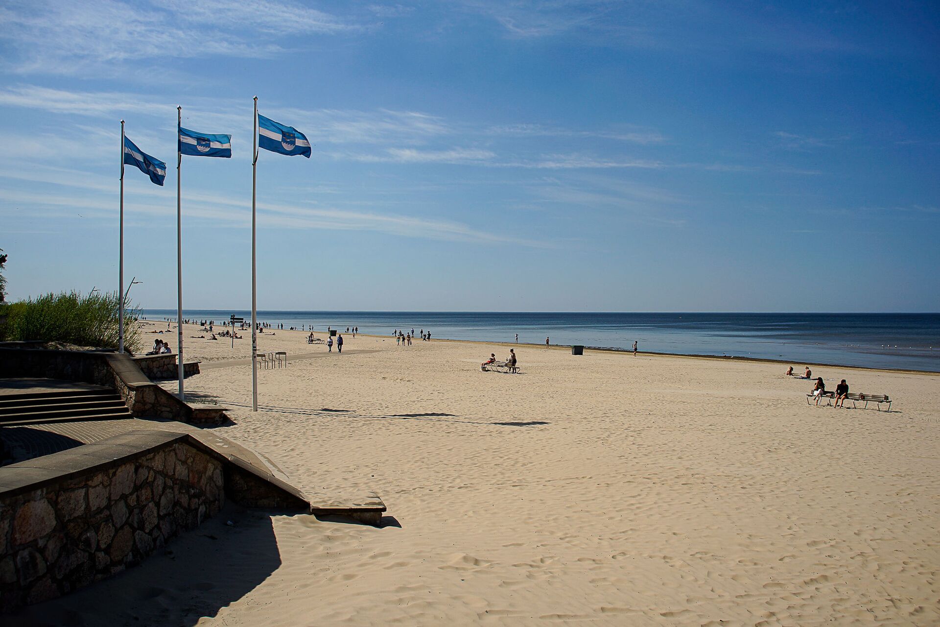 пляжи латвии