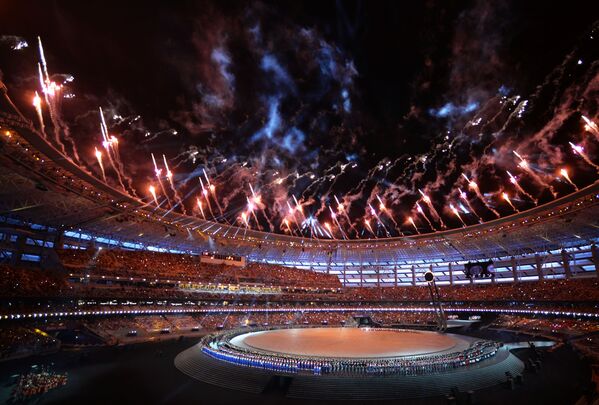  Baku Olimpiskais stadions, kur tiks spēlētas trīs grupas turnīra spēles un viena čempionāta spēle. - Sputnik Latvija