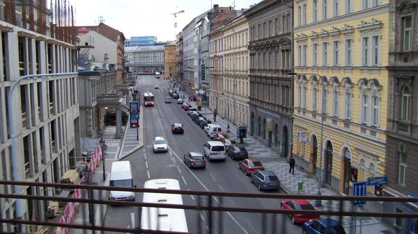 Улица Křižíkova в Праге, Чехия - Sputnik Latvija