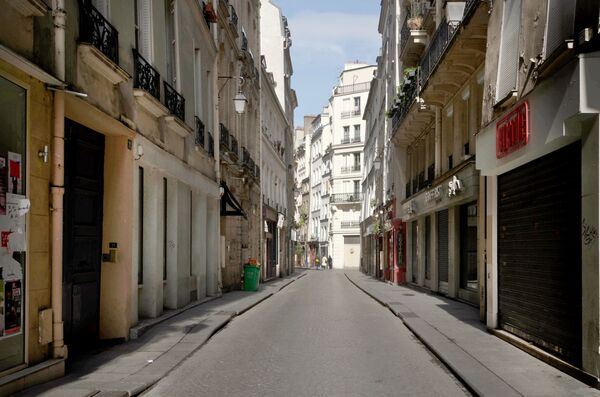 Улица Rue Tiquetonne в Париже, Франция. Улица Rue Tiquetonne в Париже, Франция. - Sputnik Латвия