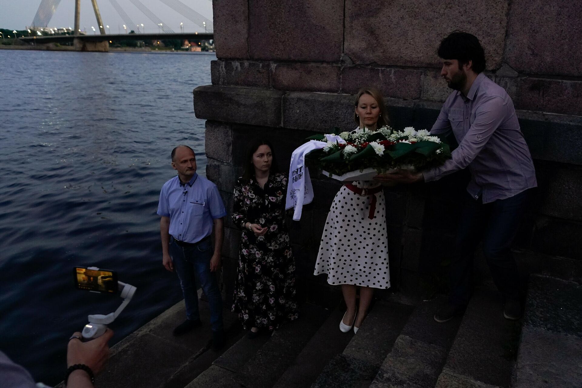 Акция Русского союза Латвии в память о 80-летии начала Великой Отечественной войны Акция Русского союза Латвии в память о 80-летии начала Великой Отечественной войны - Sputnik Латвия, 1920, 22.06.2021