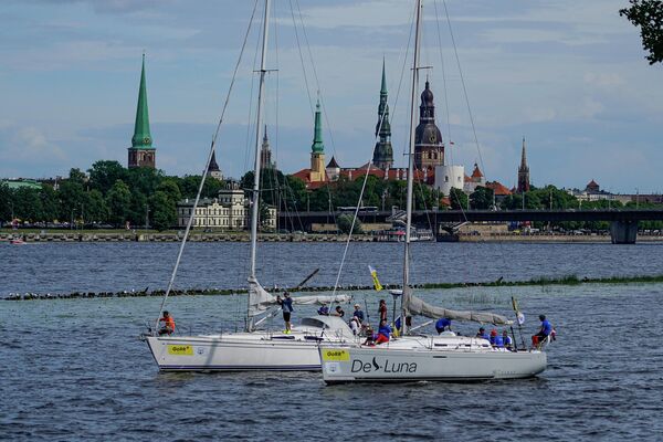 Tiks noskaidroti Latvijas Atklātā jūras burāšanas čempioni un Livonijas kausu ieguvēji. Tiks noskaidroti Latvijas Atklātā jūras burāšanas čempioni un Livonijas kausu ieguvēji. - Sputnik Latvija
