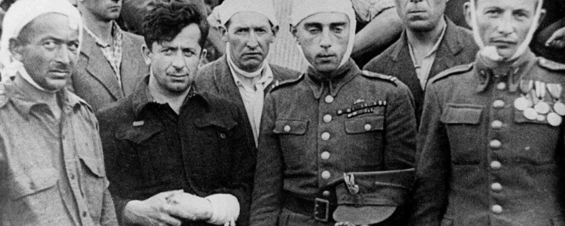 Keļcas slaktiņa laikā ievainotie ebreji. - Sputnik Latvija, 1920, 04.07.2021