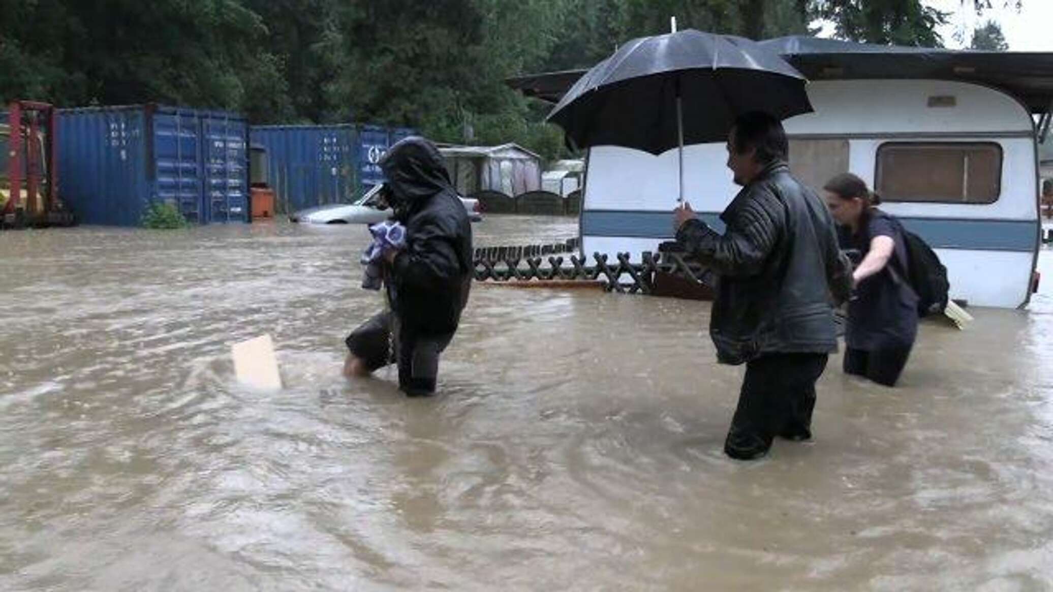 дождь в германии