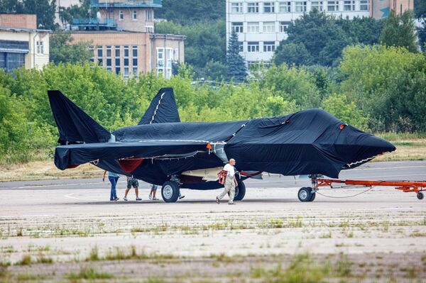 Изображение российского военного самолета, который представят на МАКС-2021 Изображение российского военного самолета, который представят на МАКС-2021 - Sputnik Латвия