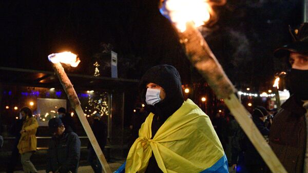 Марш националистов на Украине - Sputnik Latvija