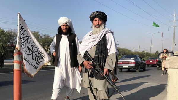 Teroristiskās kustībās Taliban* kaujinieki - Sputnik Latvija