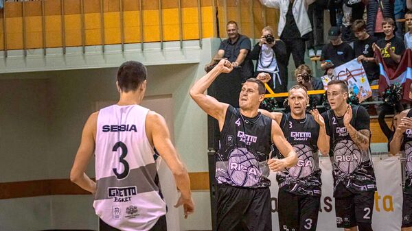Этап Мирового тура по баскетболу 3х3 Ghetto Basket Riga Challenger - Sputnik Латвия