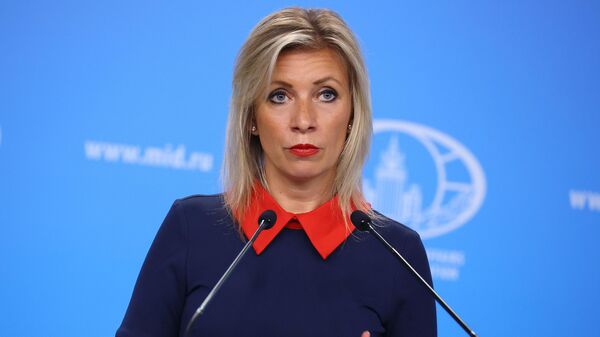 Официальный представитель Министерства иностранных дел России Мария Захарова - Sputnik Latvija