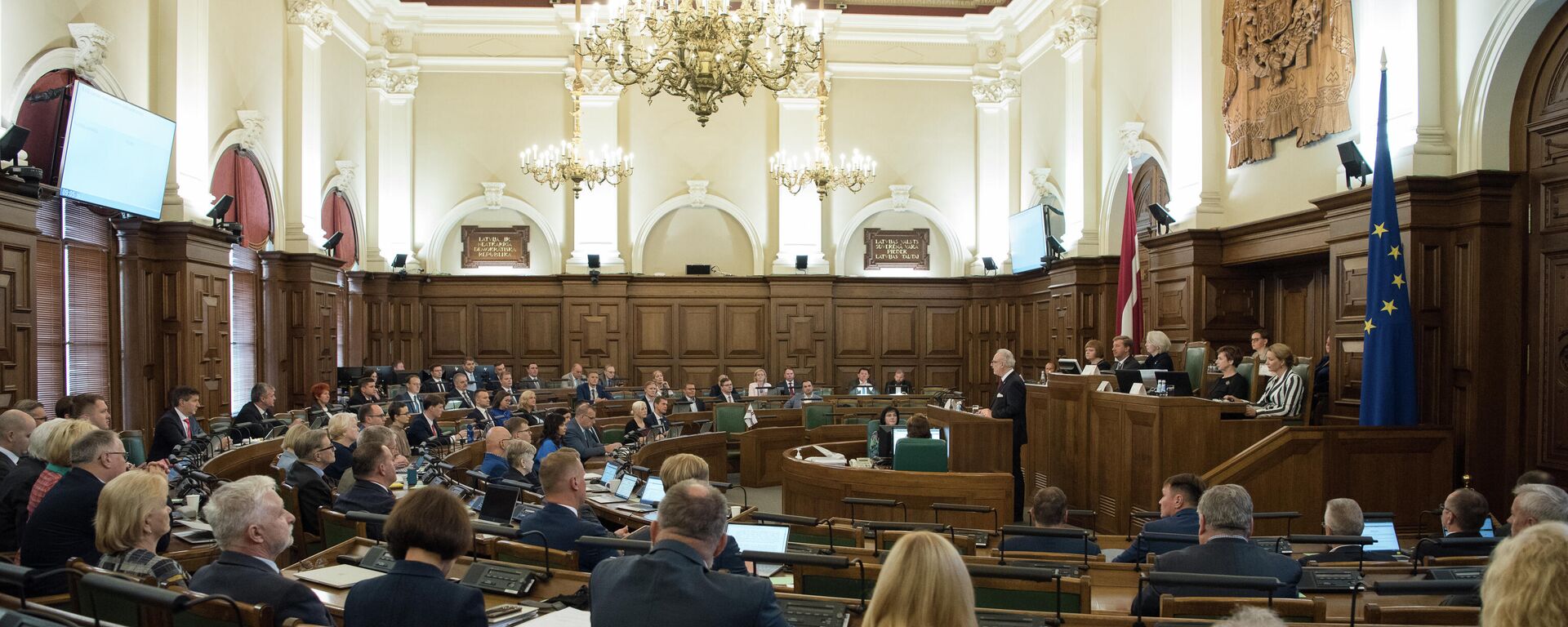 Первое очное заседание Сейма, 2 сентября 2021 года - Sputnik Латвия, 1920, 01.10.2021