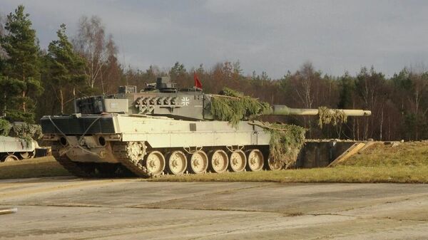 Немецкий танк Leopard 2 - Sputnik Латвия