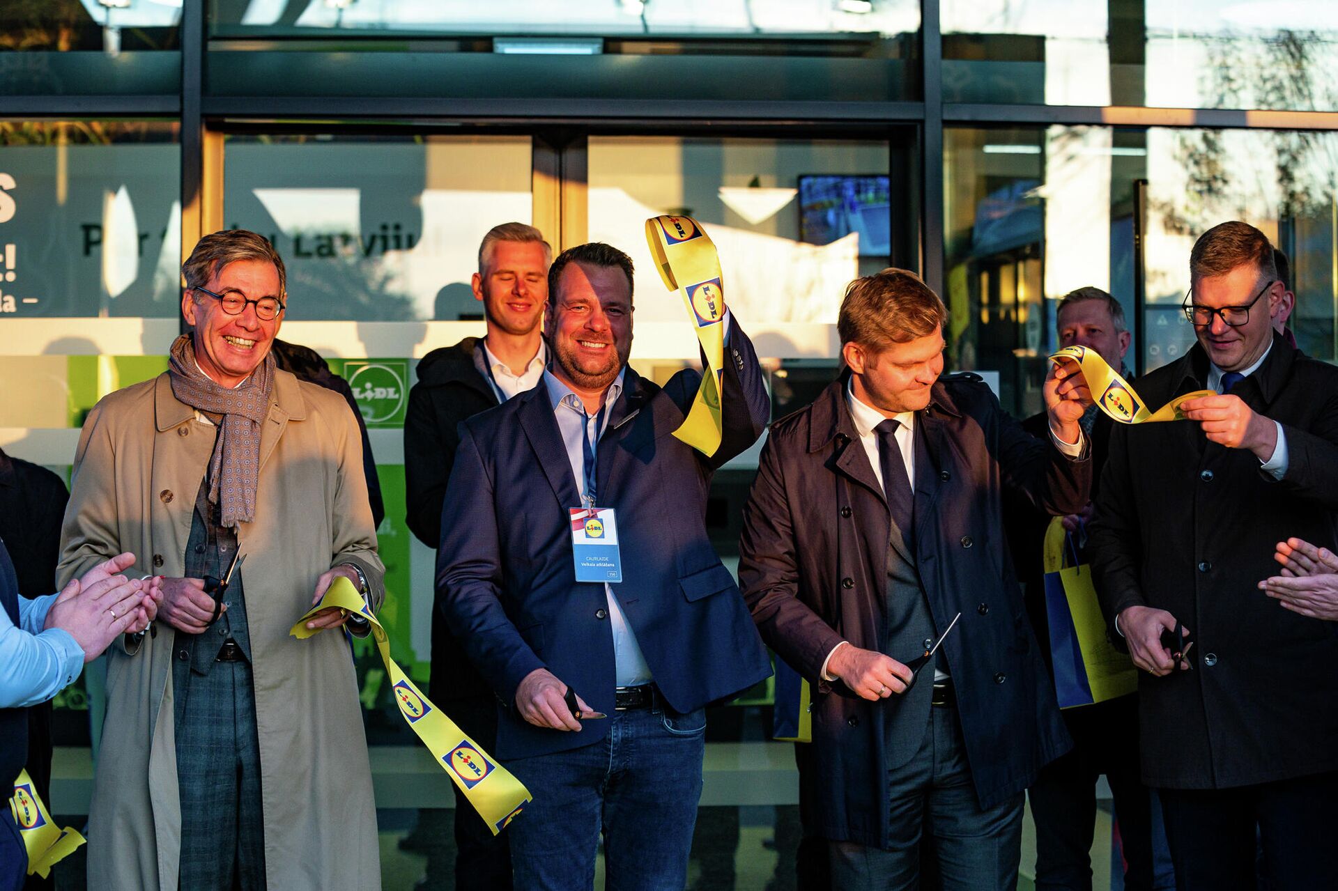 Торжественное открытие магазина Lidl в Риге Торжественное открытие магазина Lidl в Риге - Sputnik Латвия, 1920, 07.10.2021