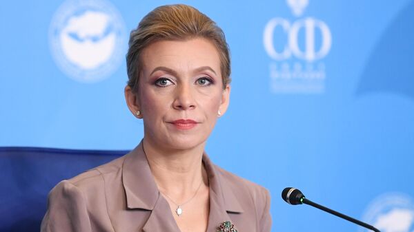 Официальный представитель Министерства иностранных дел РФ Мария Захарова - Sputnik Latvija