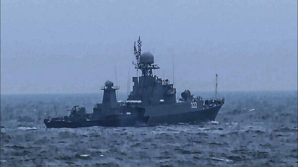 Корвет Сообразительный отразил торпедную атаку условного противника в Балтийском море - Sputnik Latvija