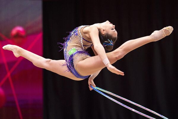 Dina Averina pasaules čempionātā daiļslidošanā Kitakusū Dina Averina pasaules čempionātā daiļslidošanā Kitakusū - Sputnik Latvija