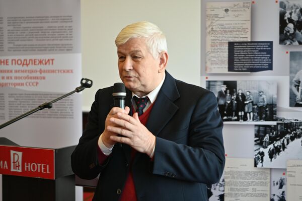 На фото: секретарь ветеранской организации в Литве Вайгутис Станчикас. - Sputnik Латвия