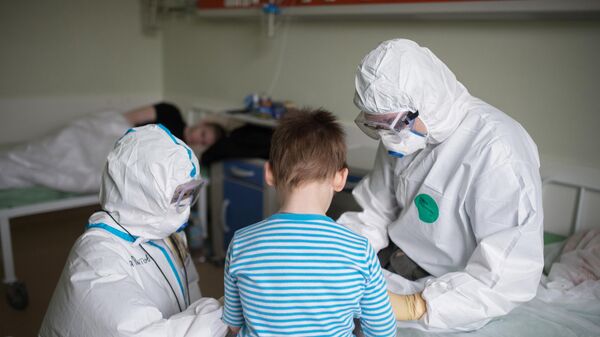 Центр НМИЦ здоровья детей Минздрава РФ, где проходят лечение дети с COVID-19  - Sputnik Латвия